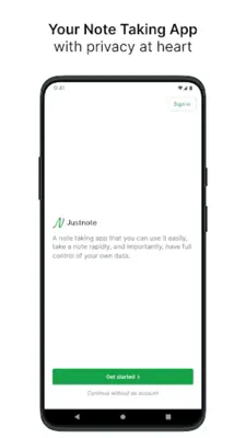 Justnote android App screenshot 13